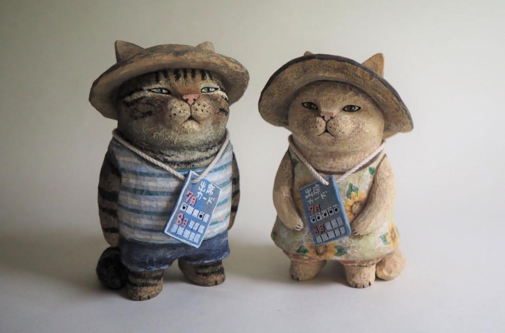 日本艺术家木雕猫,日本木雕猫艺术家