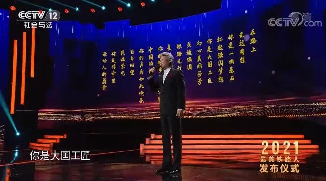 2023年最美铁路人系列专题片,闪亮的名字2021最美铁路人