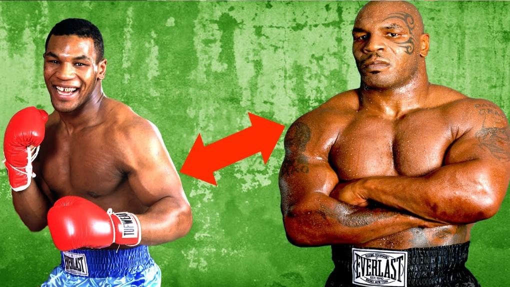 泰森复出比赛照片,55岁泰森依然身手矫健