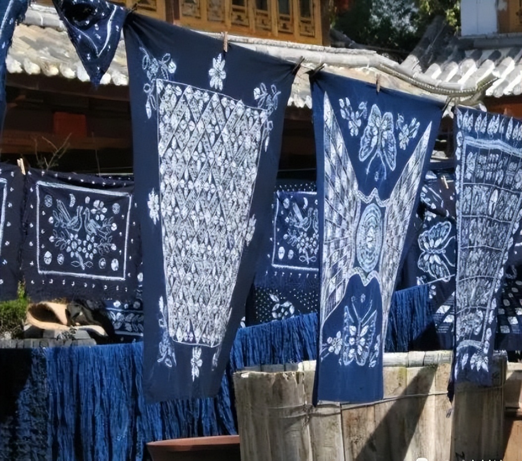 民族扎染背景ppt,扎染风ppt背景图片