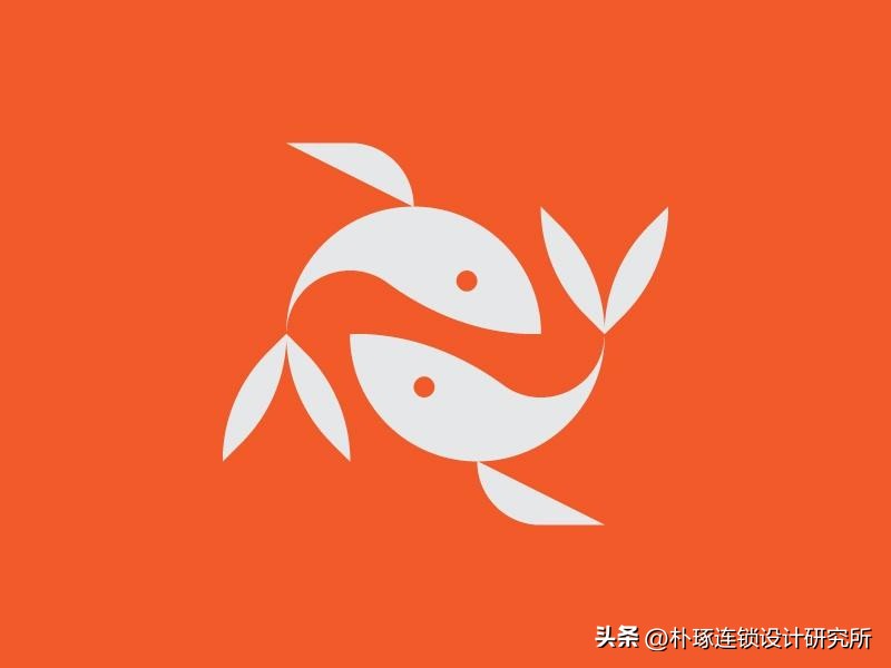 logo鱼设计创意图片欣赏,饭店logo鱼设计图片