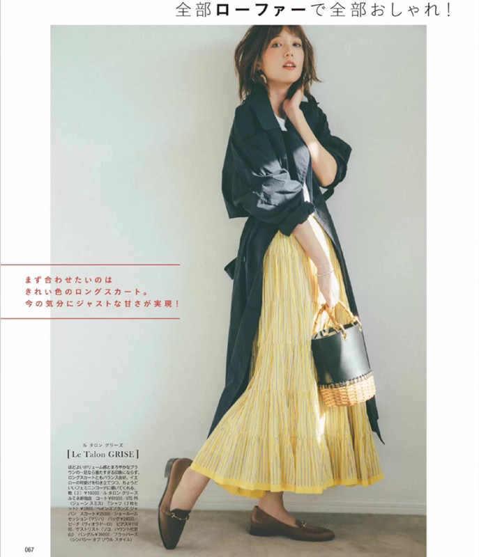 鞋子搭裙子显脚小乐福鞋,棕色格子学院风连衣短裙配乐福鞋