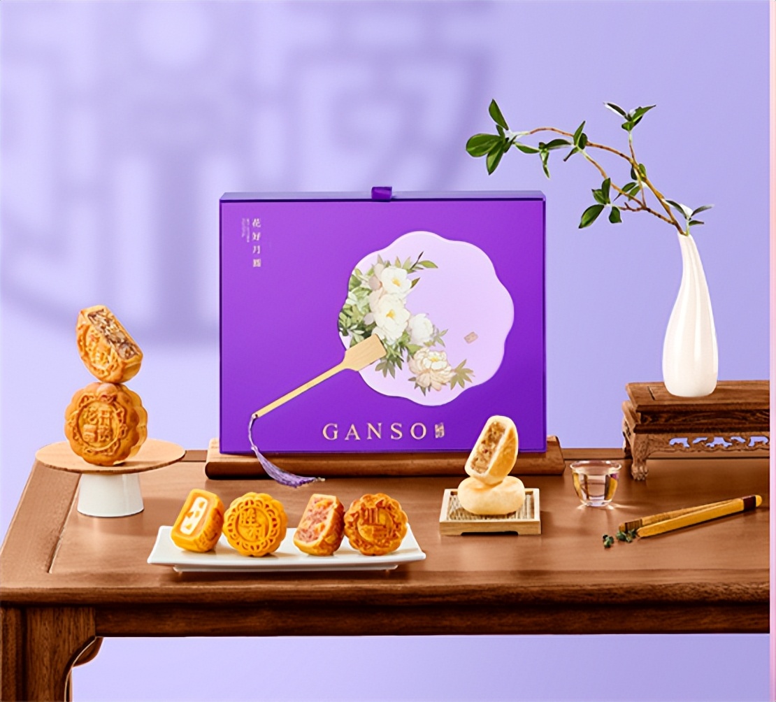 中秋节元祖月饼礼盒,元祖中秋月饼礼盒装