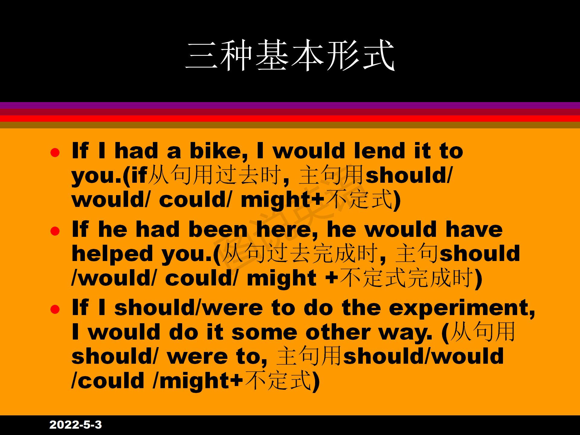 高考英语必考语法之虚拟语气,新概念英语语法考试重点