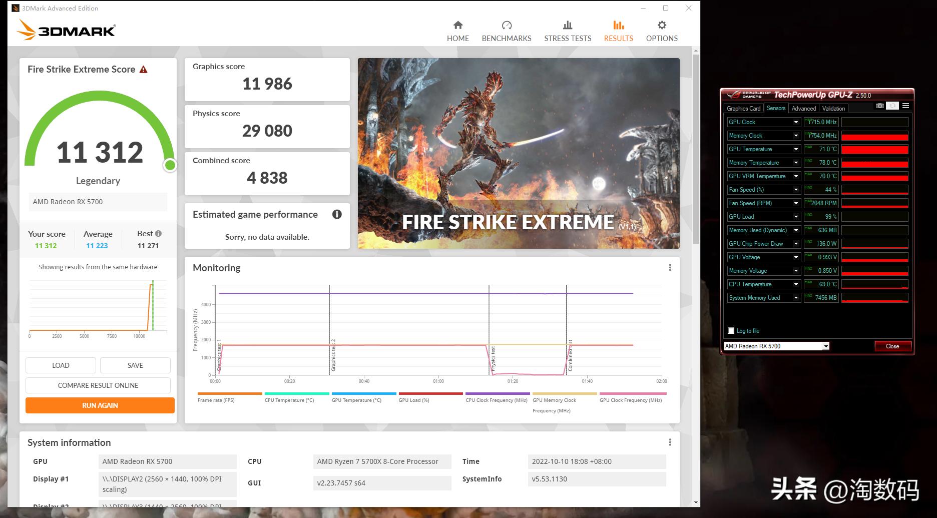 华硕rx5700散热评测,华硕rx5700显卡测评