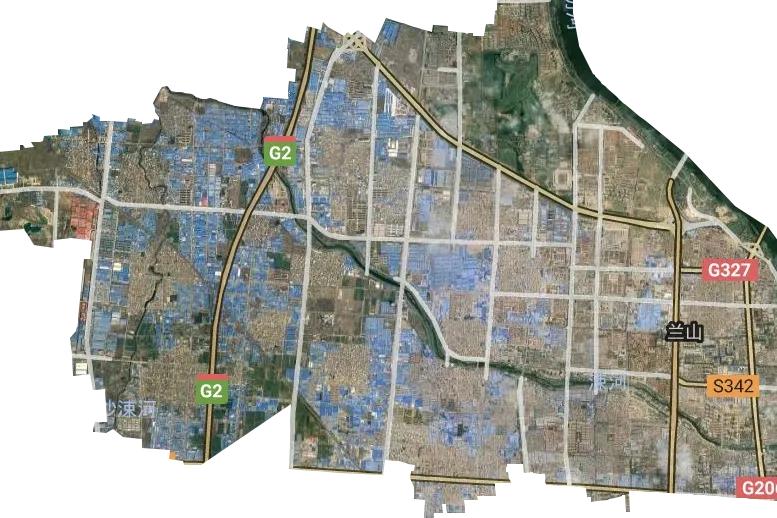 兰山区街道划分示意图,兰山区区划调整