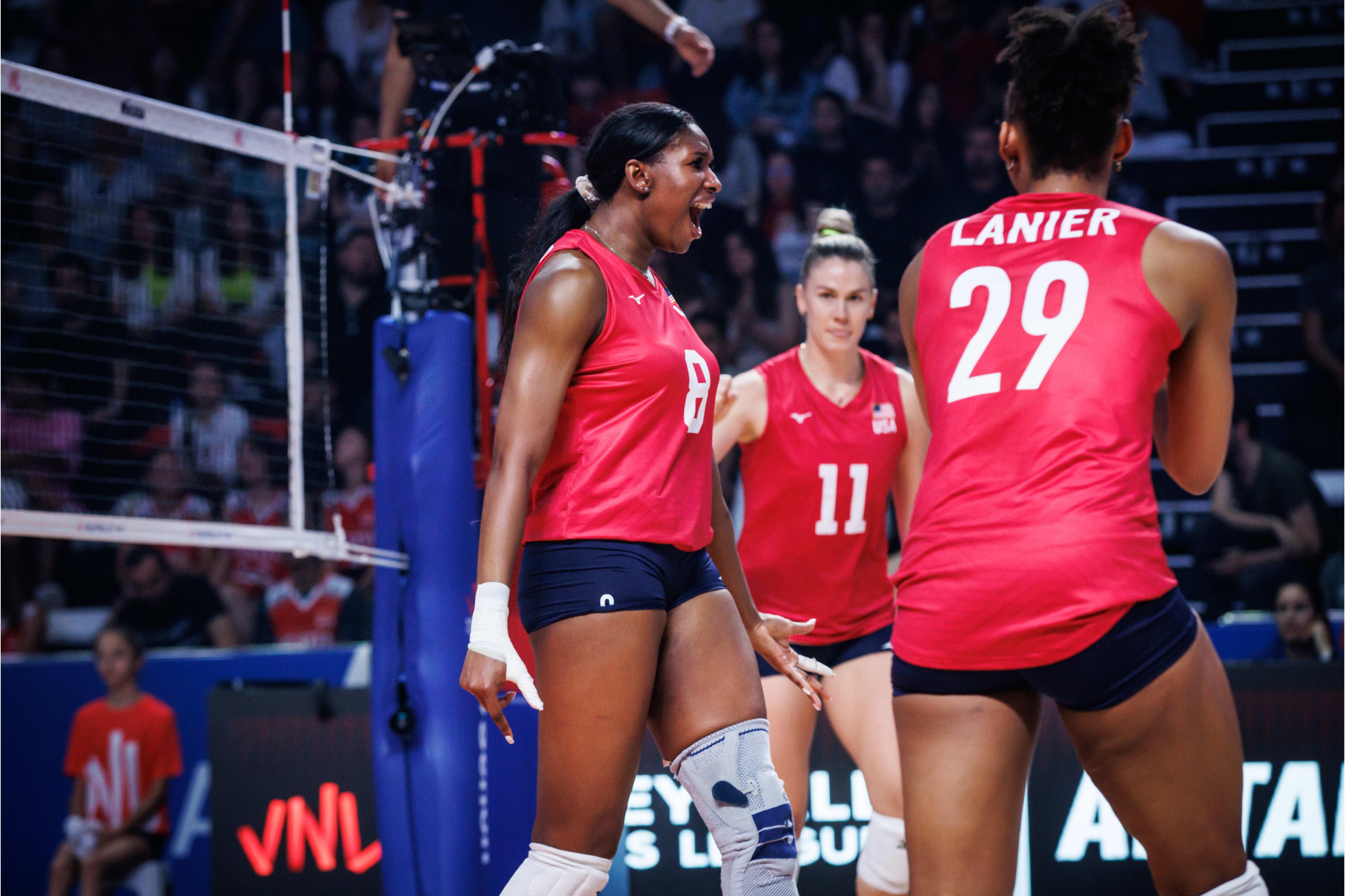 女排世联赛美国1-3波兰,女排世联赛赛程美国vs巴西结果