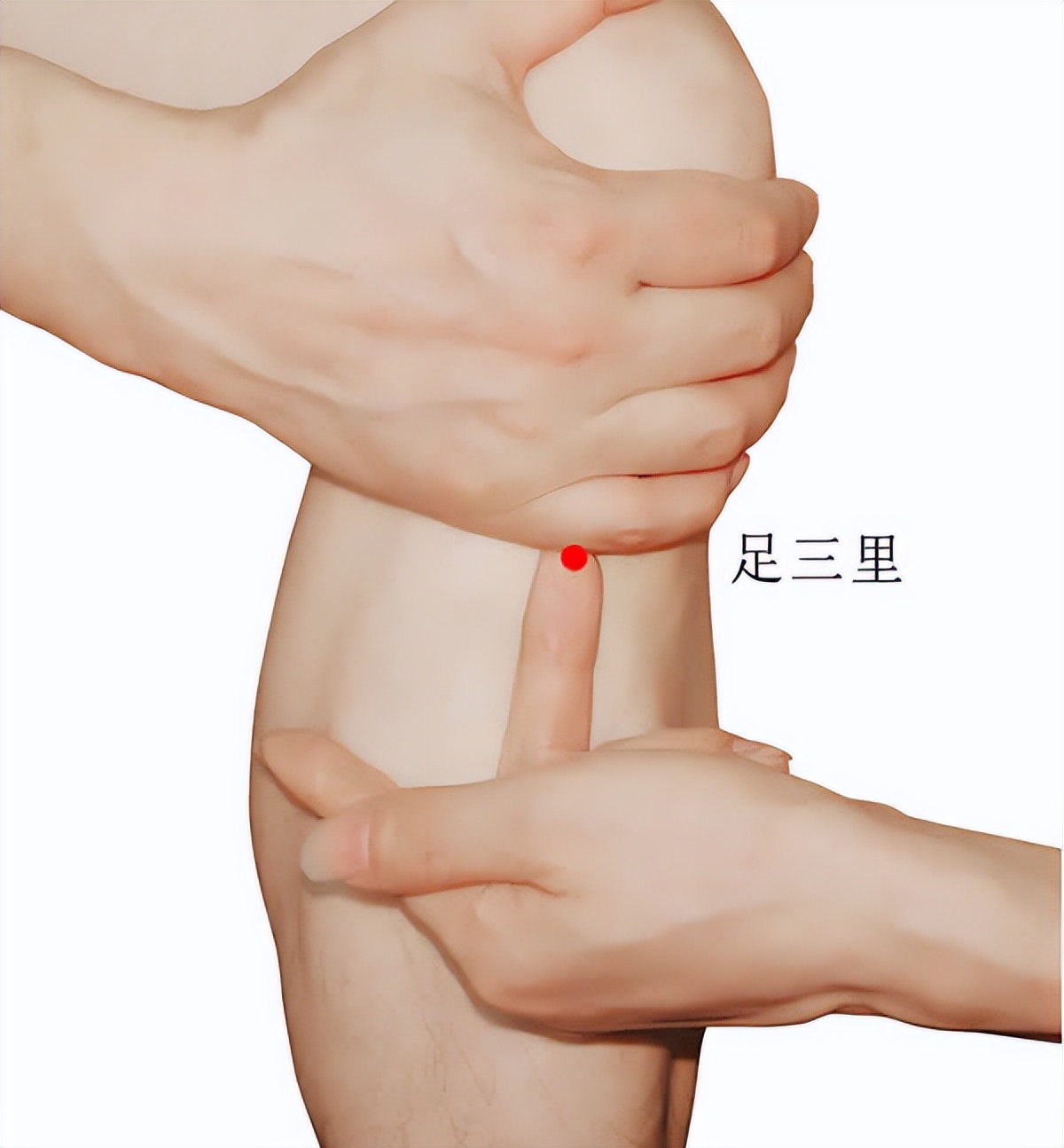 经后养血补血，按揉三里太溪。