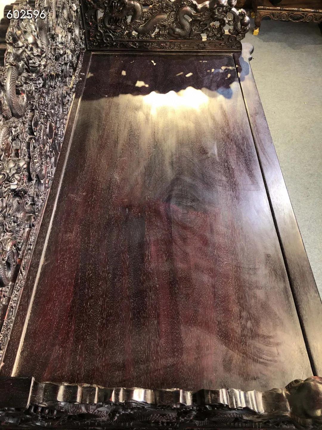 小叶紫檀罗汉床龙床,红木小叶紫檀罗汉床