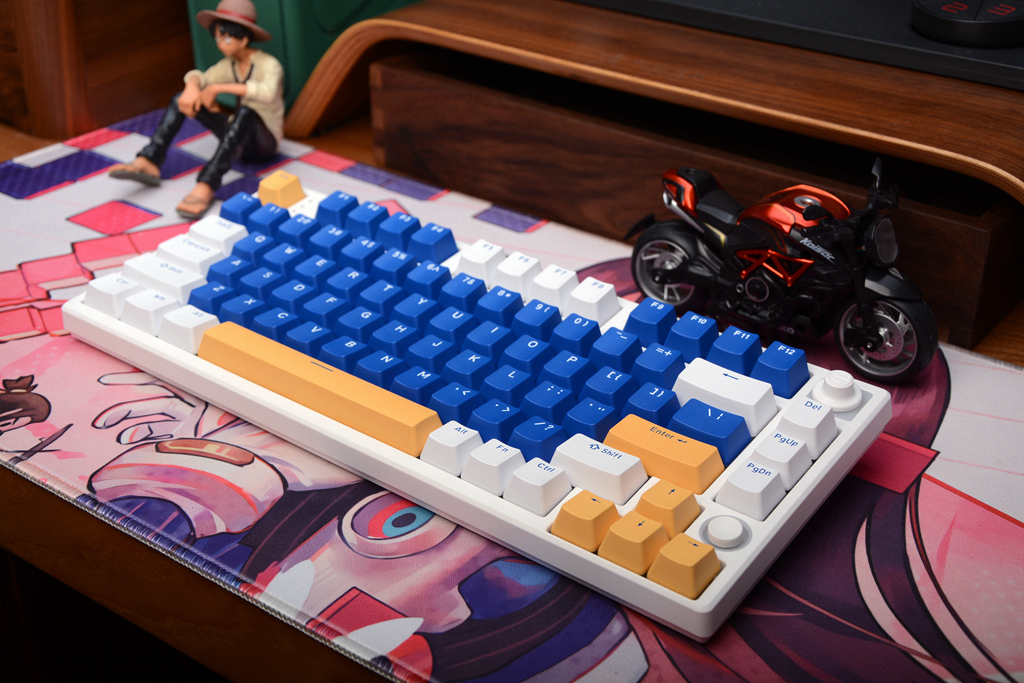 你见过带摇杆的键盘么，HELLOGANSSHS75T三模机械键盘开箱