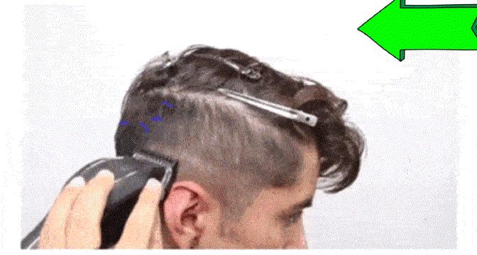 自己理发技巧如何接住碎发,自己理发技巧