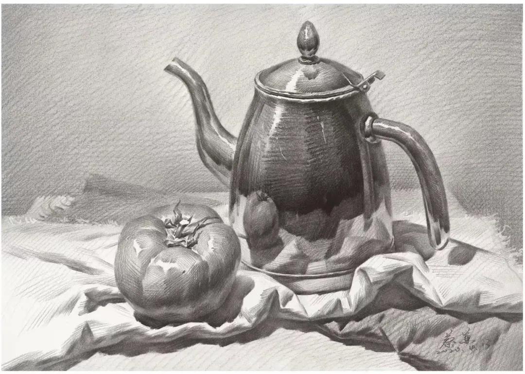 素描暗部画糊了,素描静物暗部该重到什么程度