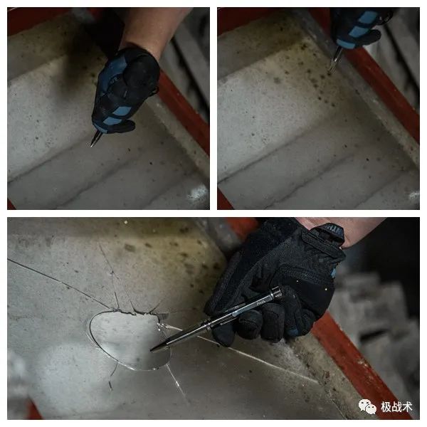 钛合金迷你战术笔,迷你版三叉戟