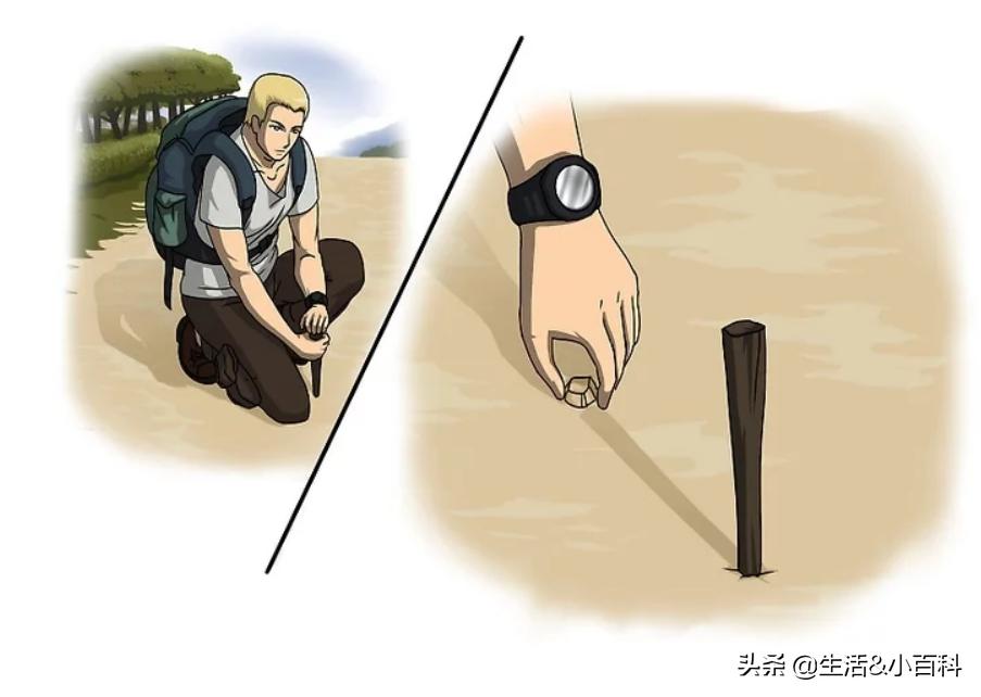 如何分辨东南西北方向日常,如何根据影子判断方向