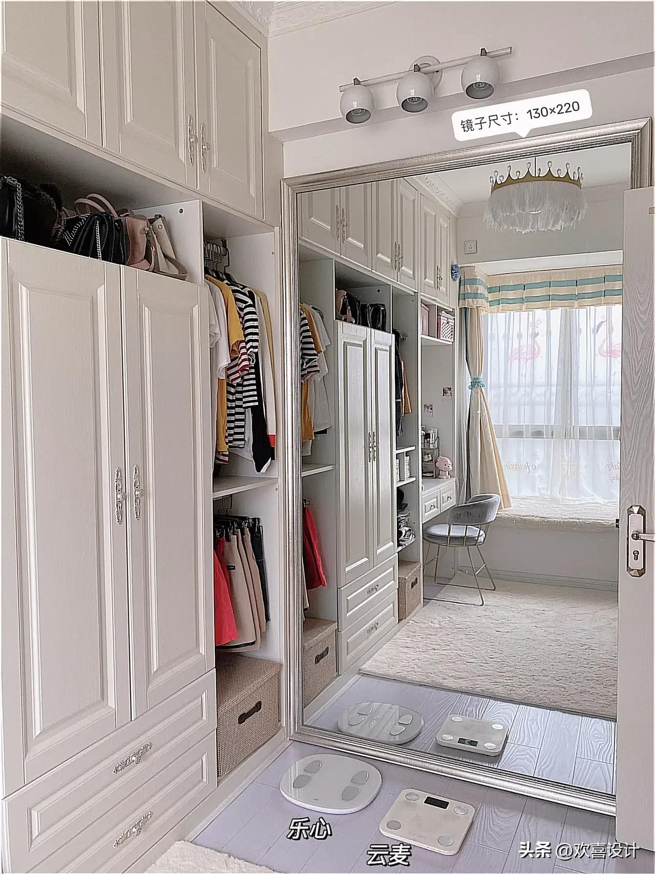 衣帽间门效果图大全2020款,30款衣帽间分享