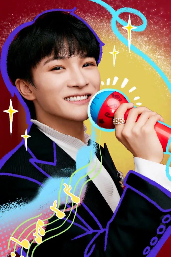 周深微博之夜升降台,周深微博里的四宫格照片