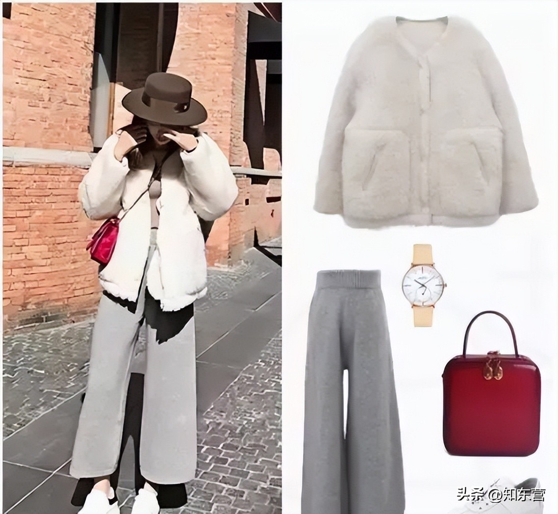 小个子适合穿哪款外套显高显瘦,小个子冬天短呢子外套穿搭高级感