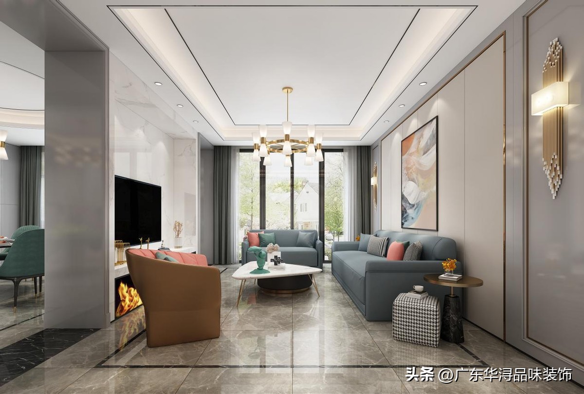 500平现代轻奢风，星空顶下“电影城”，绝绝的