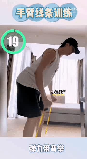 柳鑫宇和王诗玥日常健身,柳鑫宇王诗悦健身上肢练习