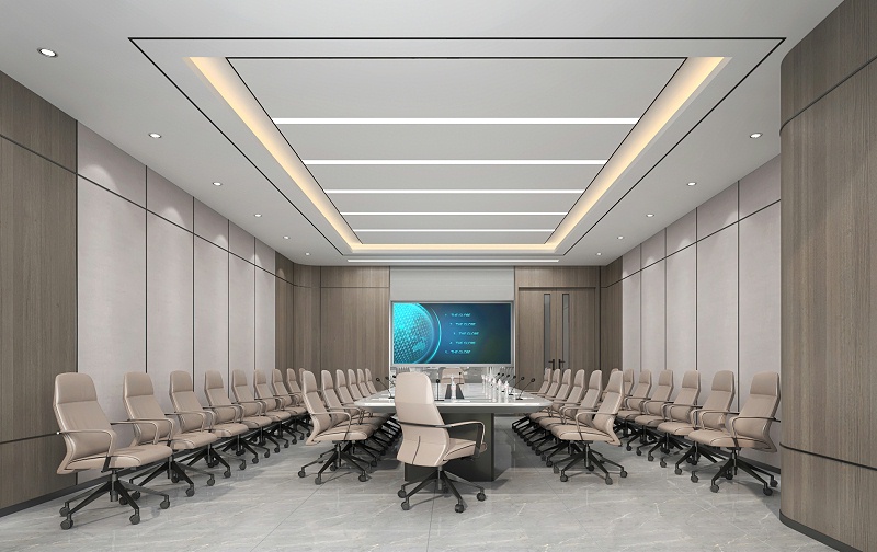 简约财务办公室装修效果图大全,高端简约30平米办公室装修效果图