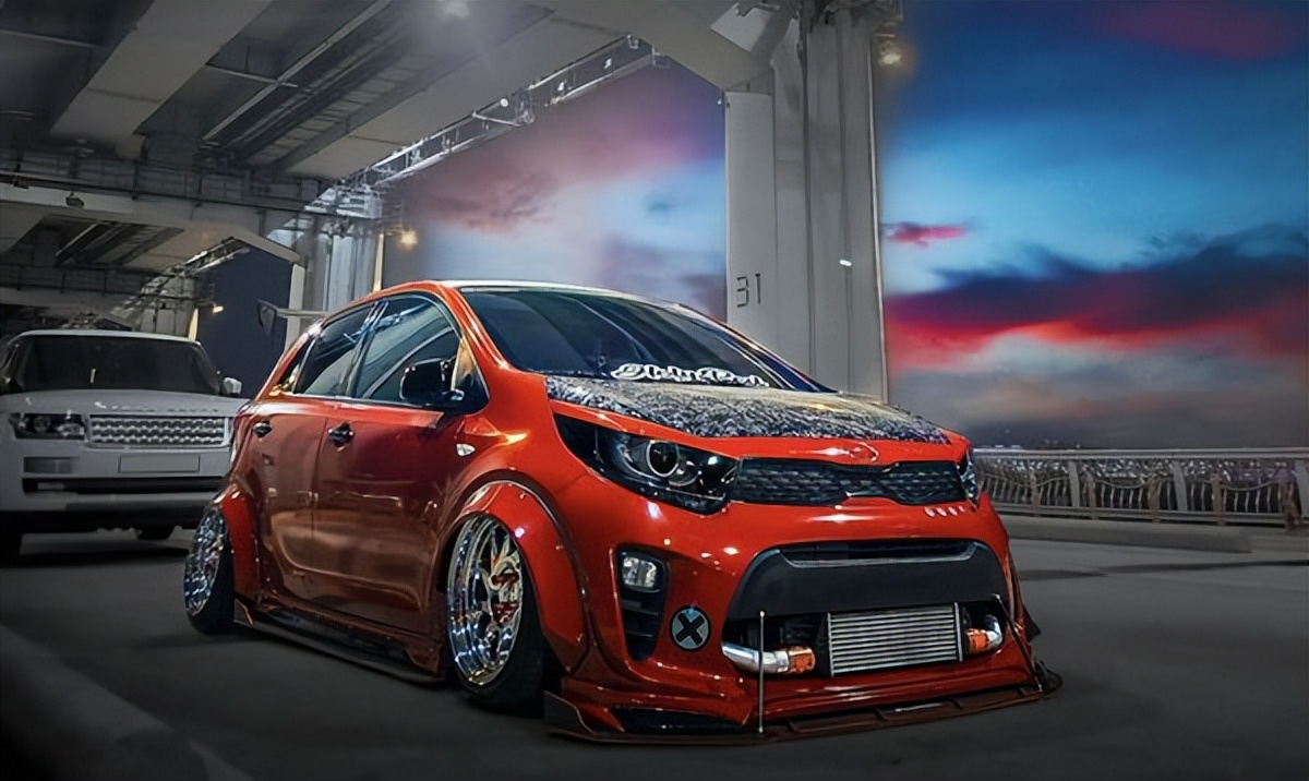 起亚凯酷改装绞牙避震,起亚picanto宽体