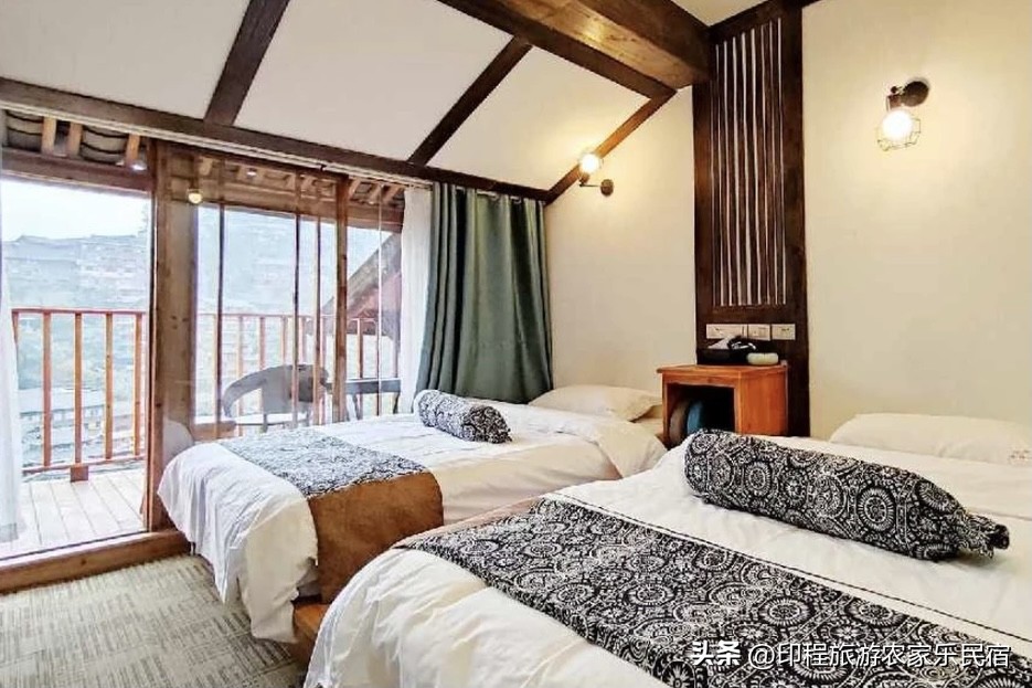 西江千户苗寨360阡陌全景民宿,西江千户苗寨4号风雨桥附近民宿