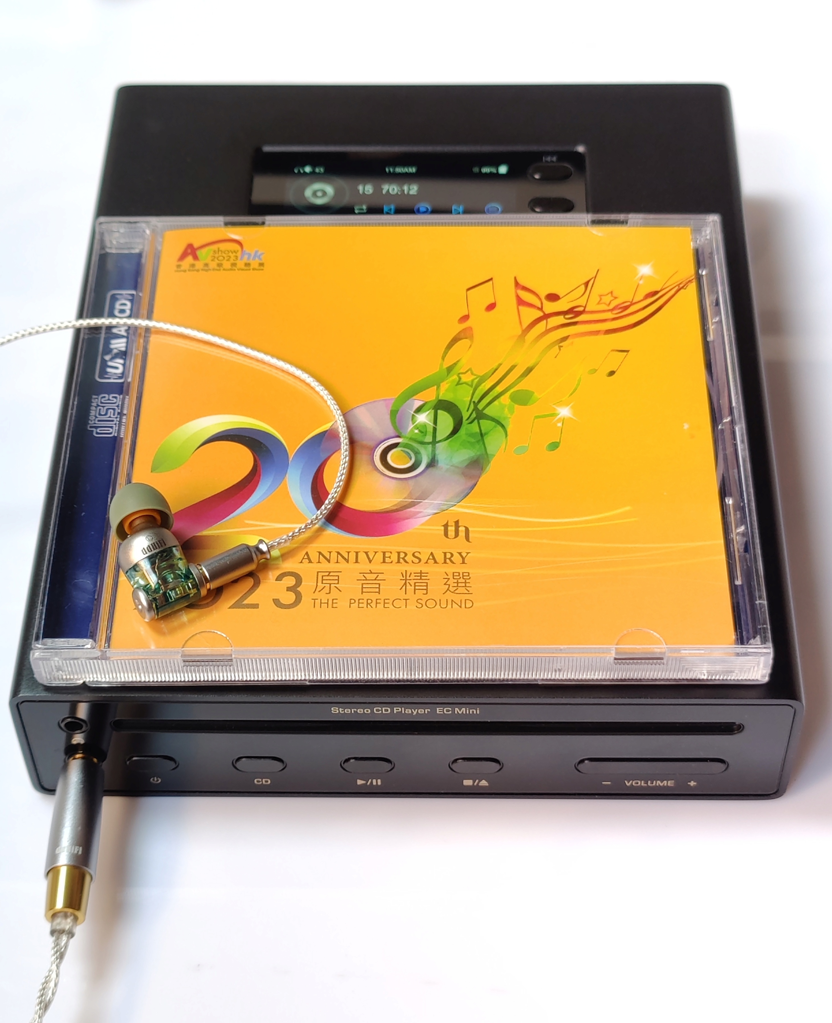 一机走遍天下山灵ECMini便携CD桌面HiFi一体机器材搭配听感分享