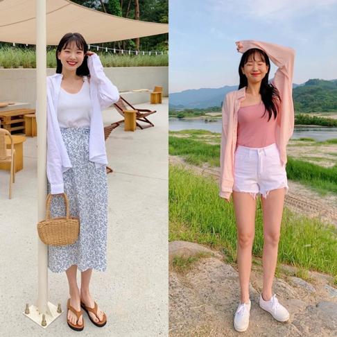 被小姐姐圈粉的穿搭,女士韩系穿衣搭配夏天