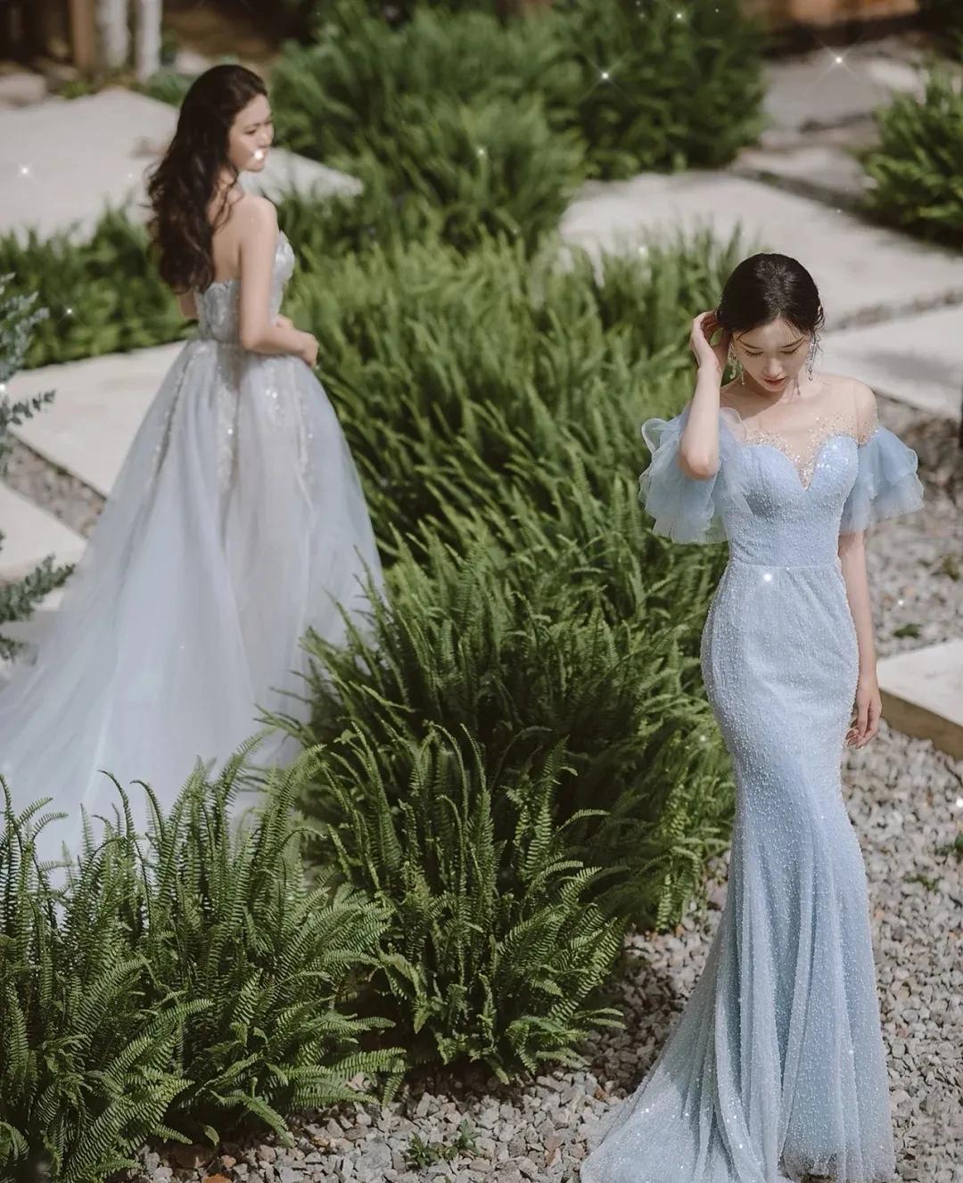 冰晶蓝的温柔浪漫，自带纯洁气息