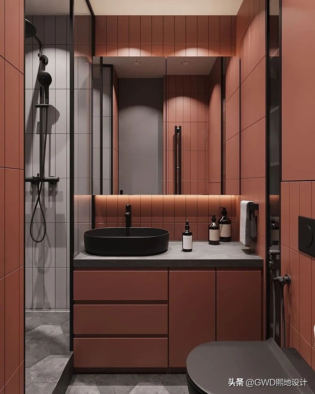最美卫生间装修效果图,2021最火卫生间设计效果图