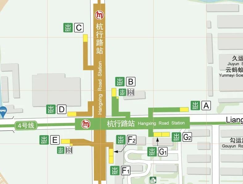 杭州地铁4号线与3号线换乘点站点,杭州地铁3号线二期最新开通时间