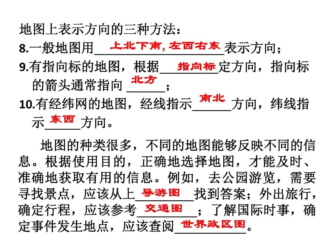 初一地理1-4册高频考点答案,初一七下地理考点总结大全