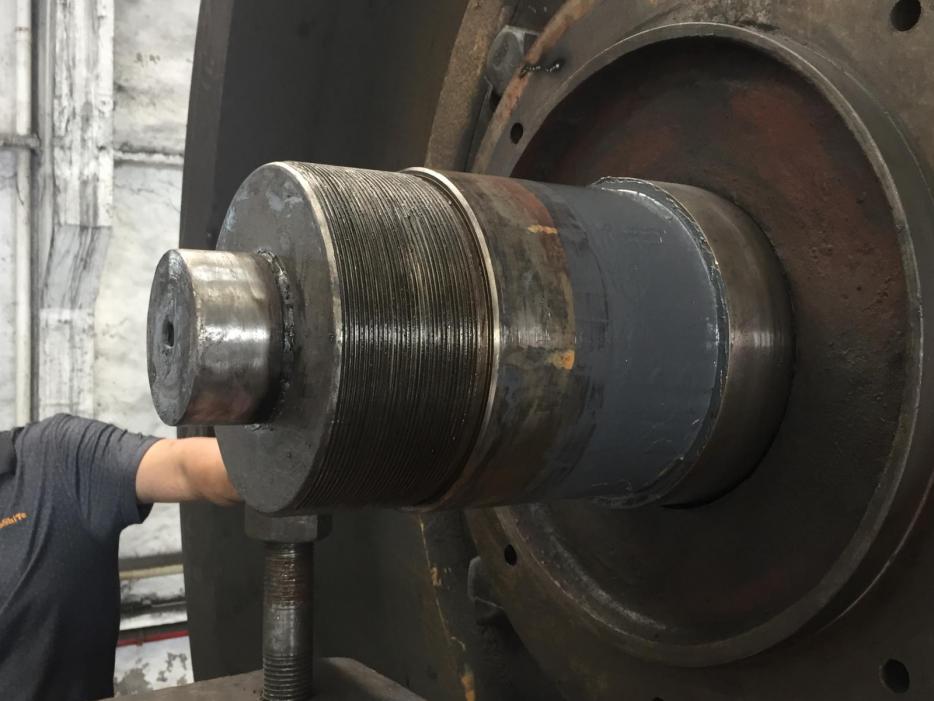 冲床主轴磨损后修复方法,压力机轴磨损怎么办