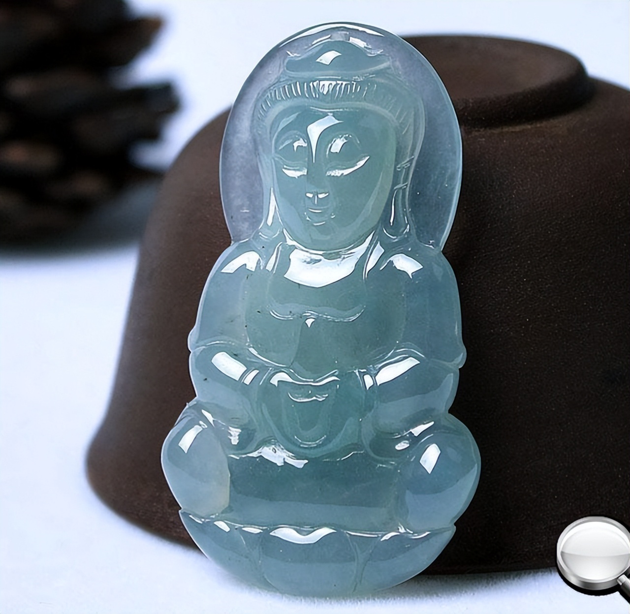 翡翠观音吊坠价格视频,2000万翡翠观音吊坠男款