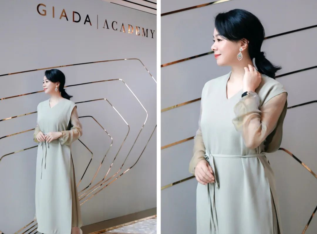 孟晚舟紫色连衣裙,孟晚舟蓝色连衣裙