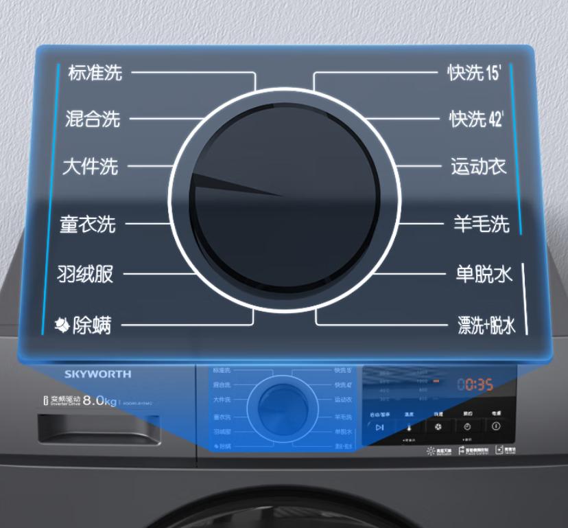 创维洗衣机7.5公斤价格多少,创维8.5公斤商用洗衣机