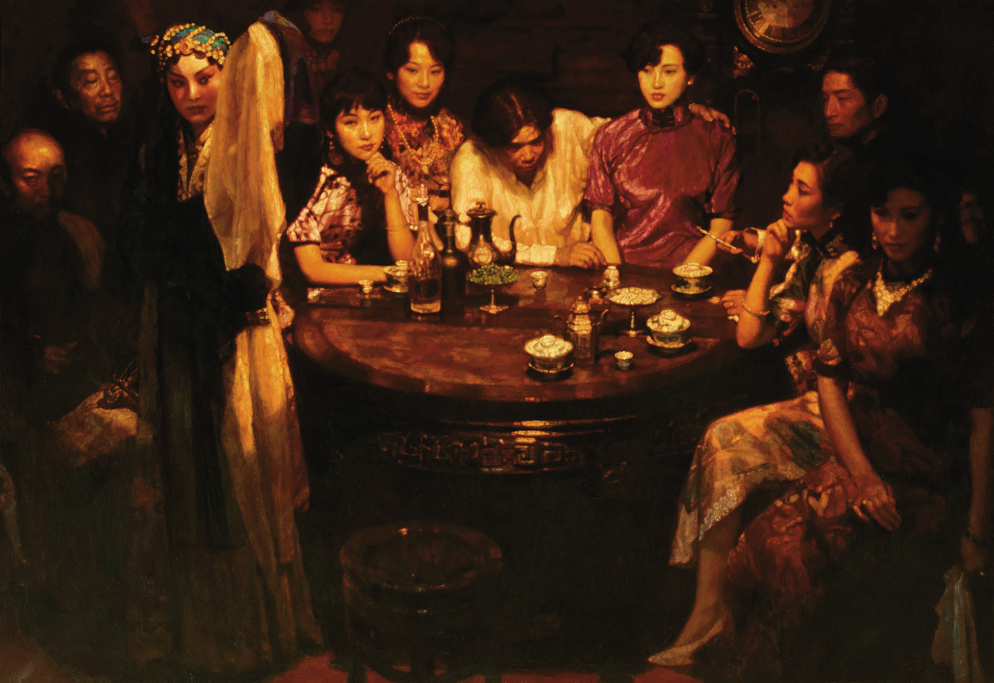 陈逸飞成交最贵的书画作品,陈逸飞拍卖最高价的画