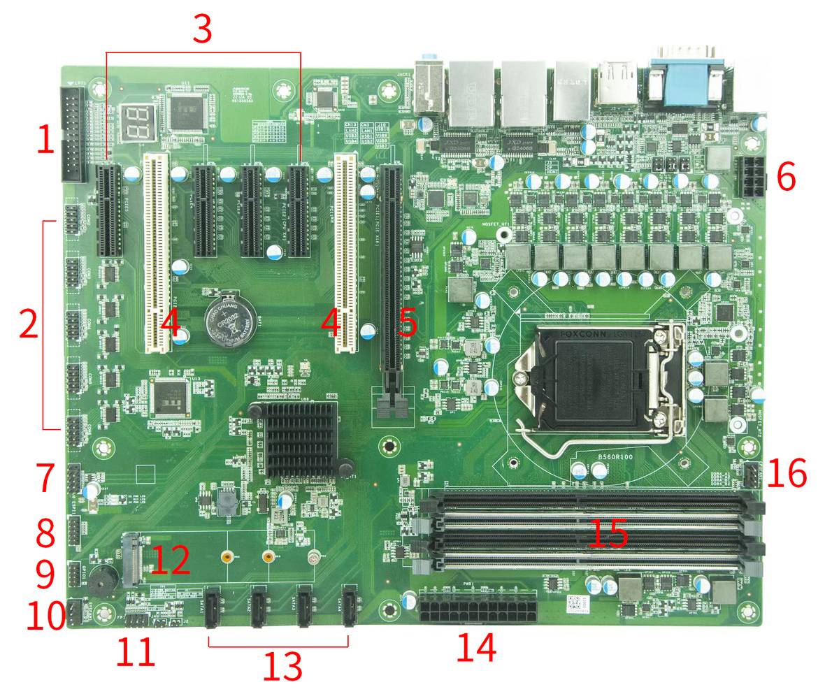 主板上的gp101接口干啥的,工控机主板插槽图解说明