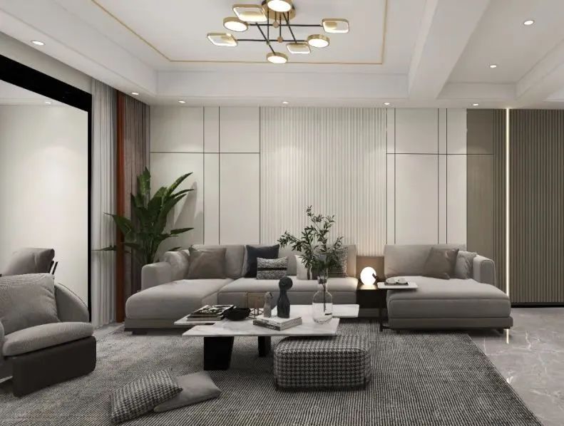 大王椰的柜门高级灰好看吗,大王椰灰色格调