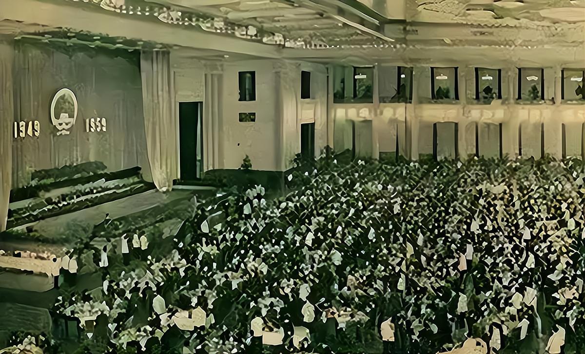 人民大会堂建成后的第一次国宴,人民大会堂新年国宴