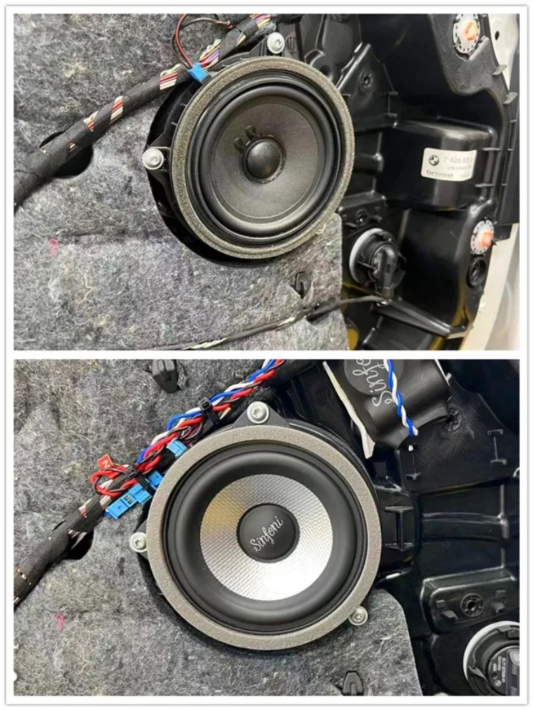 宝马5系改波士顿音响,喀什老款宝马5系音响改装