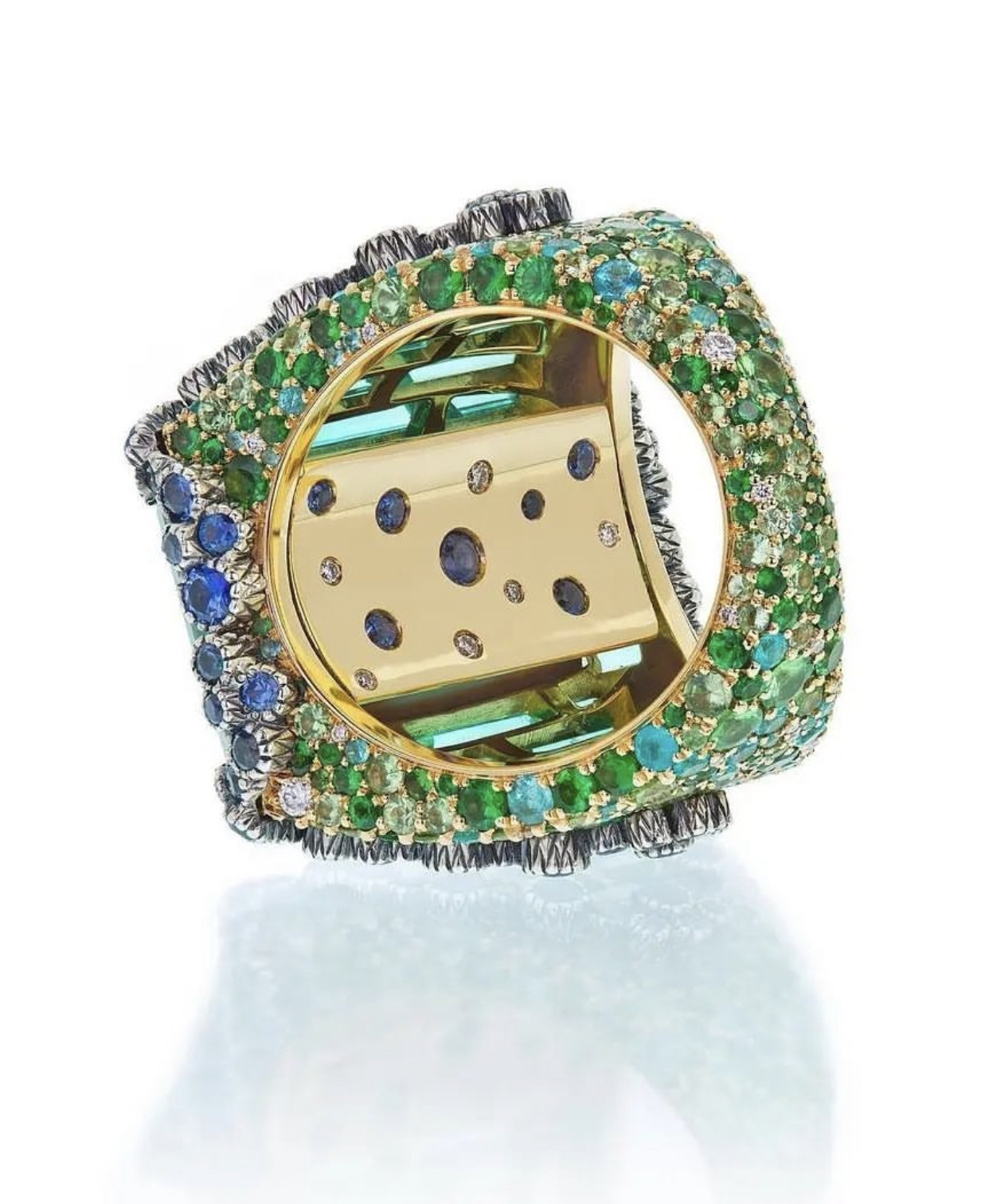 方寸之间浓缩了繁茂与文明，不一样的珠宝艺术，尼罗河花园戒指