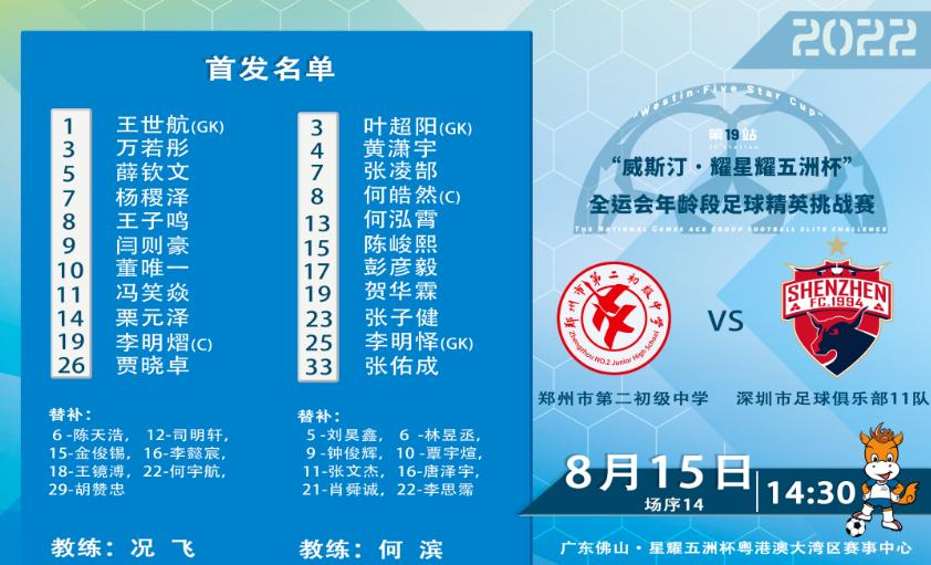 u13决赛11:0,2022佛山威斯汀星耀五洲杯