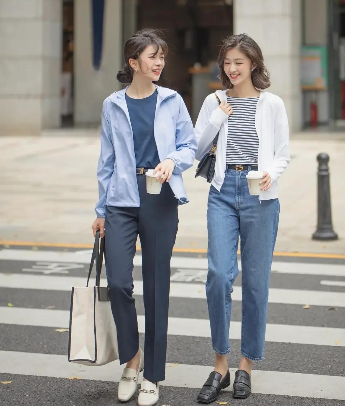 夏日闺蜜日常穿搭模板,夏季闺蜜装穿搭时髦可爱