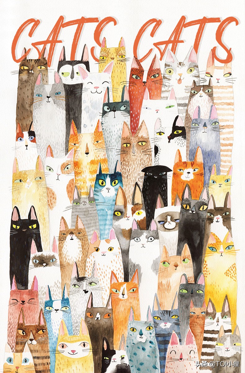 TOI图益儿童拼图,有难度还很好看的猫咪拼图