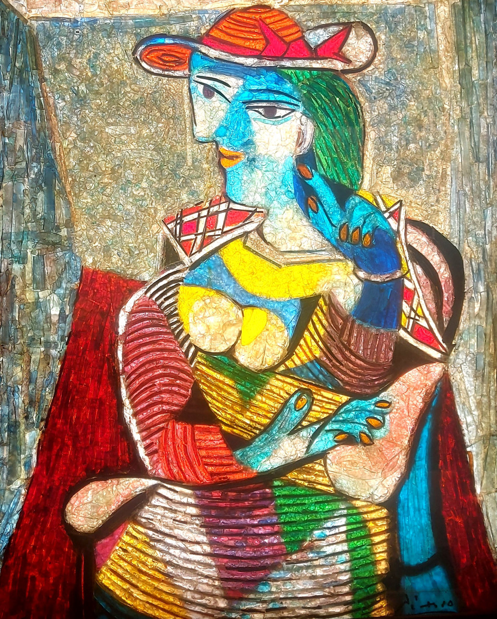 20世纪以来的毕加索的立体画像,毕加索从14岁到90岁的画像