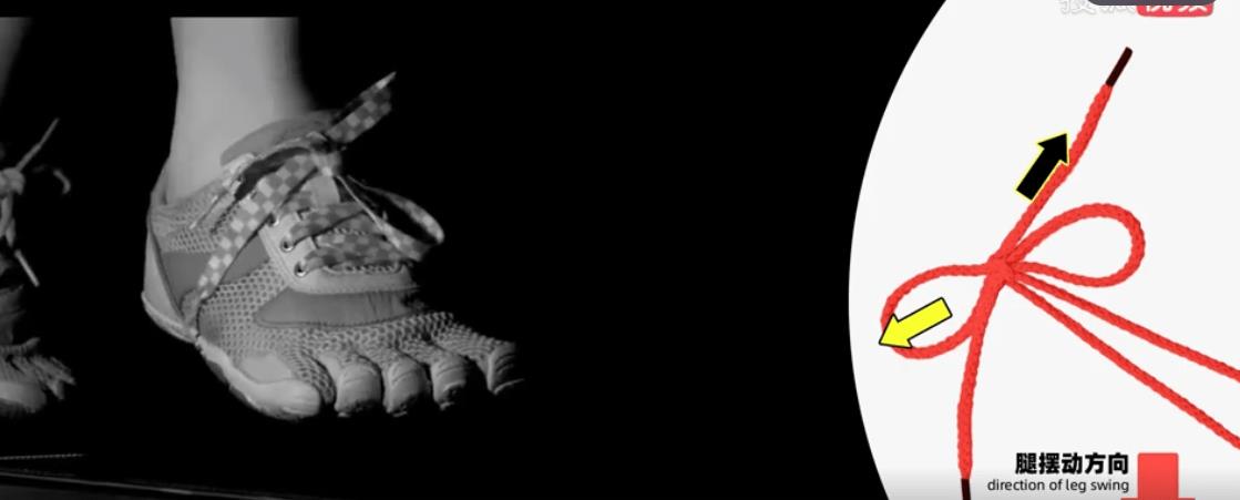 两个颜色不同的鞋带怎么打结起来,airforce鞋带怎么打结