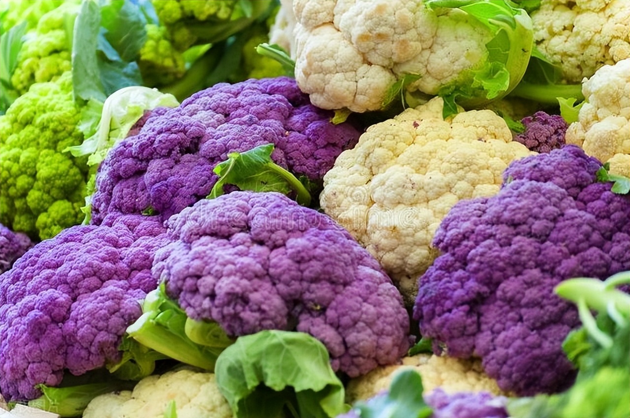 清炒紫色菜花时放什么不容易褪色,清炒紫色花菜加什么调料不易褪色