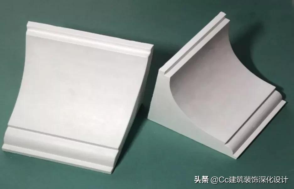 石膏线种类和效果图片大全,造型石膏线材质