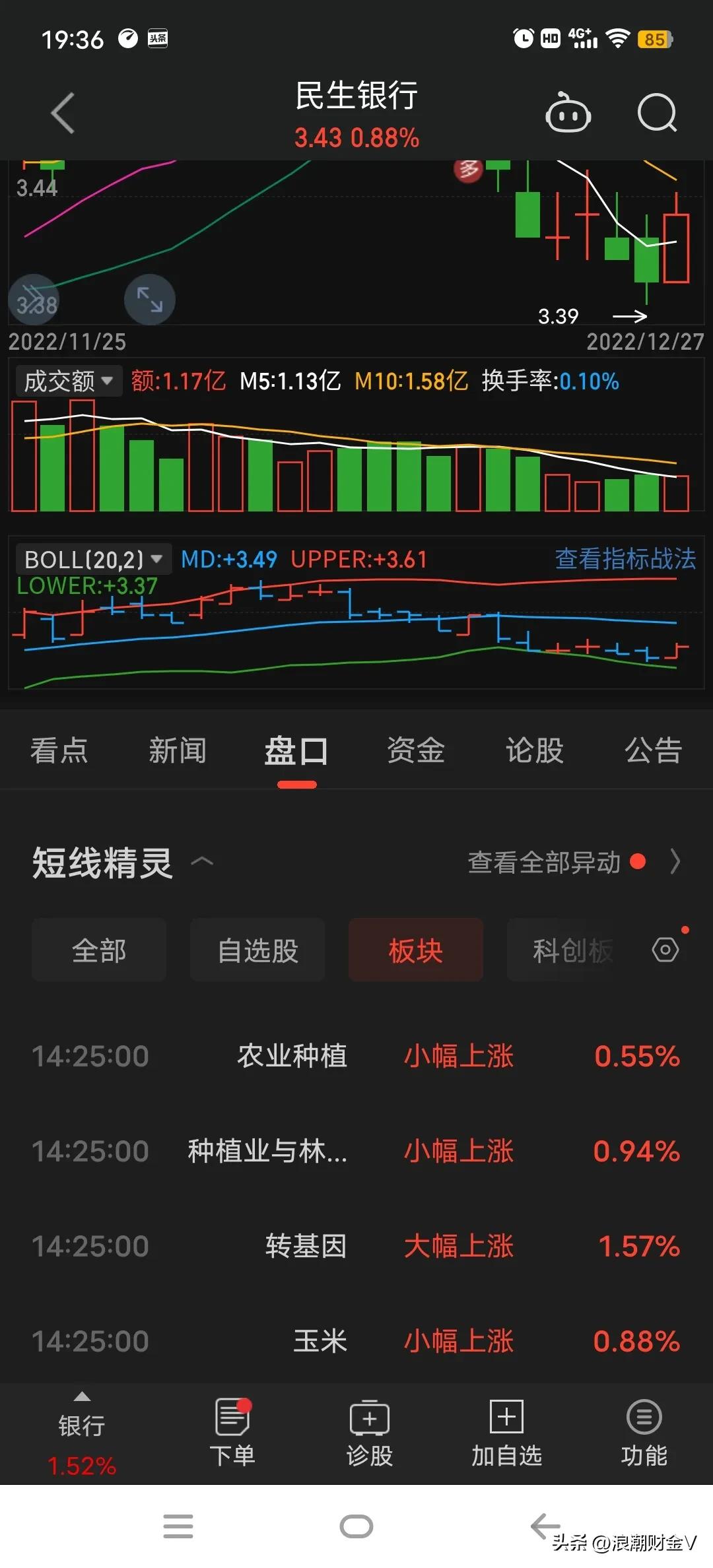 民生银行股价值,民生银行股票投资回报率